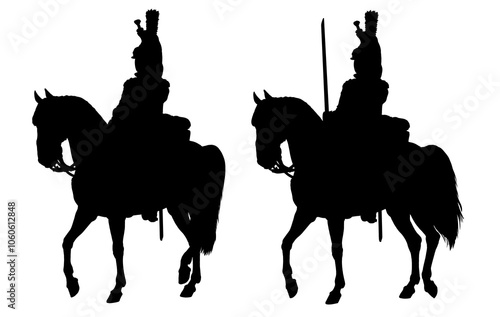 Foto French heavy cavalry - cuirassier
