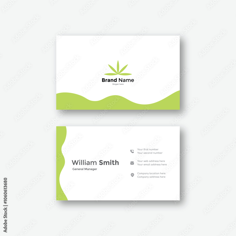 Modern and creative business card template Modern and creative business card template