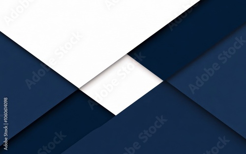 Free Download A minimalist design featuring overlapping layers of dark blue and white paper, creating a modern aesthetic. - GFXLoad