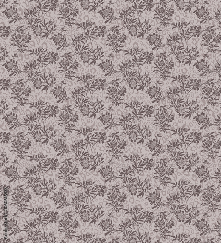 Obraz na płótnie seamless beautiful wallpaper cards all over design floral leaf vintage ornament Victorian ethnic geometric print paisley pattern w salonie