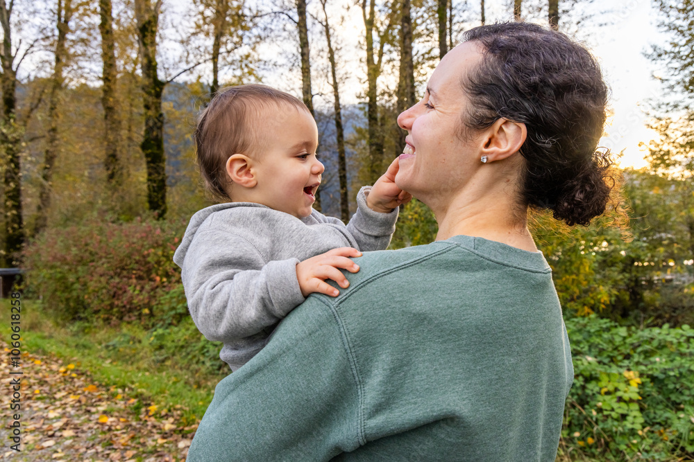 Mother and Child Bonding in Harrison Mills Park Mother and Child Bonding in Harrison Mills Park