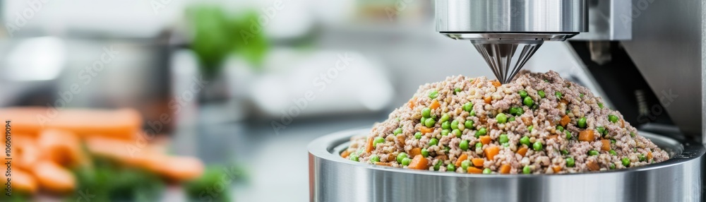 Close-up of a food processor with a colorful mix of chopped vegetables, ideal for cooking or healthy meal preparation. Close-up of a food processor with a colorful mix of chopped vegetables, ideal for cooking or healthy meal preparation.