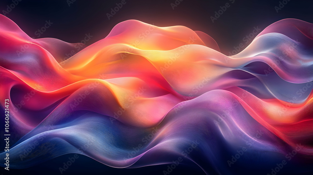 Abstract Background with Swirling Lines in Vibrant Colors Abstract Background with Swirling Lines in Vibrant Colors
