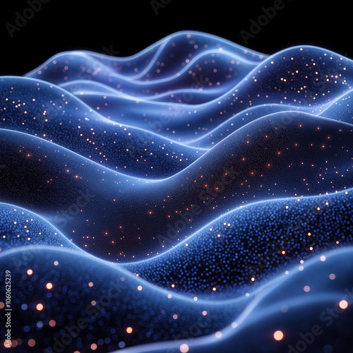 The image is a computer generated image of a blue