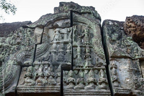 Preah Khan temple, Siem Reap, Cambodia. photo