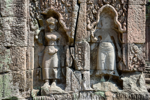 Preah Khan temple, Siem Reap, Cambodia. photo