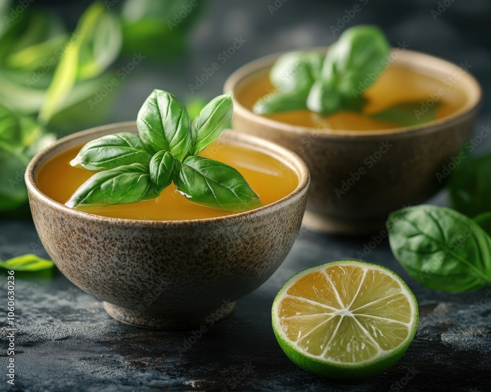 Delicious and Healthy Detox Soup Recipe Spinach, Basil, and Lime Garnish for a Refreshing Meal, Easy to Make, Perfect for Weight Loss and Cleansing Delicious and Healthy Detox Soup Recipe Spinach, Basil, and Lime Garnish for a Refreshing Meal, Easy to Make, Perfect for Weight Loss and Cleansing