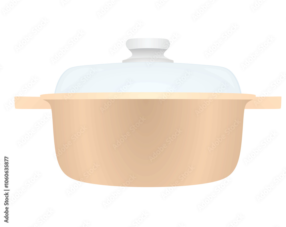 Isolated cooking pot. vector illustration Isolated cooking pot. vector illustration