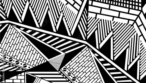 Ilustração Vetorial modelo, vector, design, ilustração, inconsútil, arte, papel de parede, circuito, reta, noir, textura, circuito, reta, condecoração, estrutura, computador, elemento, chip, carta de 