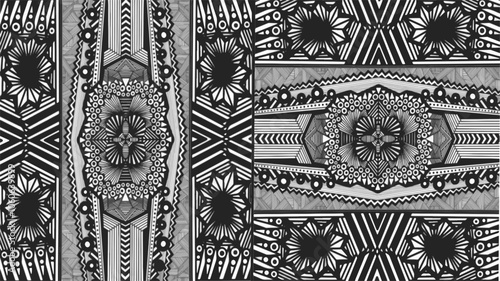 Ilustração Vetorial modelo, inconsútil, design, condecoração, arte, papel de parede, textura, ornamento, floral, telha, vector, vintage, flor, pano, moda, tecido, mosaico, velho, decorativo, geométric
