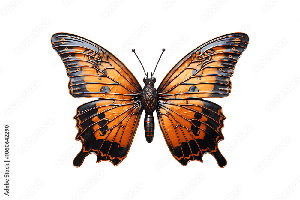 Obraz premium Butterfly Hook on transparent background.