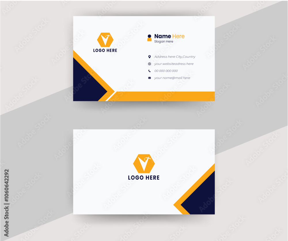 Creative and clean corporate business card template. Vector illustration design. Creative and clean corporate business card template. Vector illustration design.