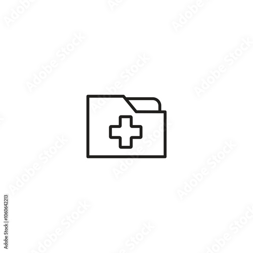 Health icon, wellnes icon, Outline icon collection. Vector