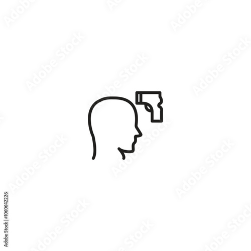 Health icon, wellnes icon, Outline icon collection. Vector