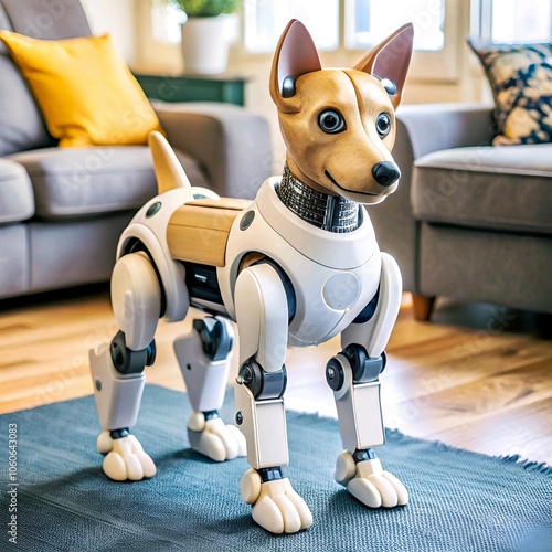 Real life dog robot photo