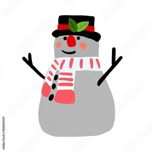 boneco de neve, natal, neve, inverno, chapéu, frio, natal, feriado, vector, caricatura, ilustração, cachecol, cenoura, gelo, condimentar, 3d, congelar, feliz, dezembro, celebração, bonito, divertiment