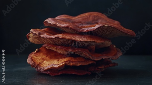 Gourmet Edible Mushroom - Red and White Cap photo