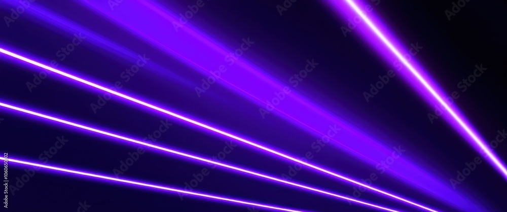 Neon purple laser beams, retro synthwave aesthetics, black background, dynamic diagonal lines, vibrant ultraviolet glow, 80s sci-fi inspired, abstract geometric composition, futuristic lighting effect Neon purple laser beams, retro synthwave aesthetics, black background, dynamic diagonal lines, vibrant ultraviolet glow, 80s sci-fi inspired, abstract geometric composition, futuristic lighting effect