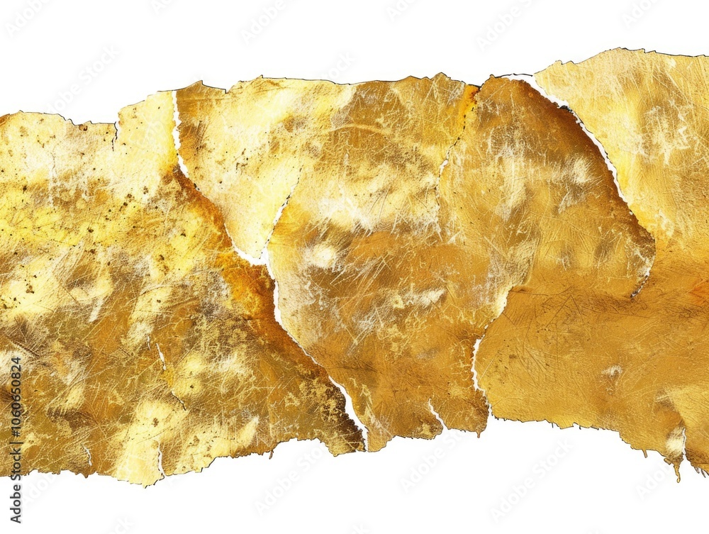 Obraz premium Gilded Leaf Design