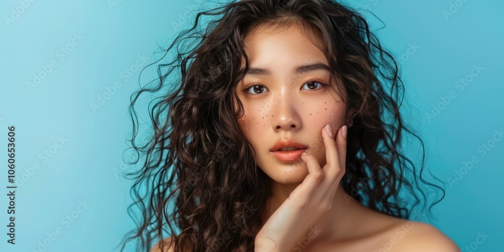 Gorgeous portrait of a woman with natural beauty Gorgeous portrait of a woman with natural beauty