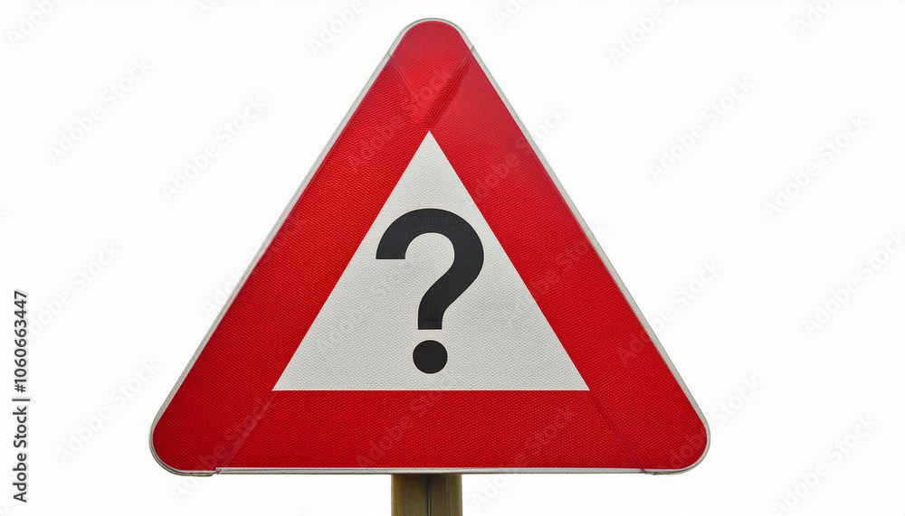 Triangle sign with question mark isolated on white backdrop. FAQ and QA. Problem solution. Triangle sign with question mark isolated on white backdrop. FAQ and QA. Problem solution.