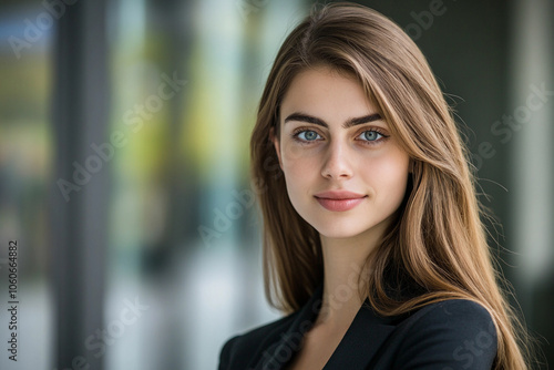 Confident young woman poses indoors with natural light Free Download Confident young woman poses indoors with natural light - GFXLoad