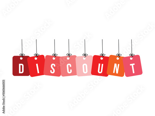 label discount design symbol vector on transparent background