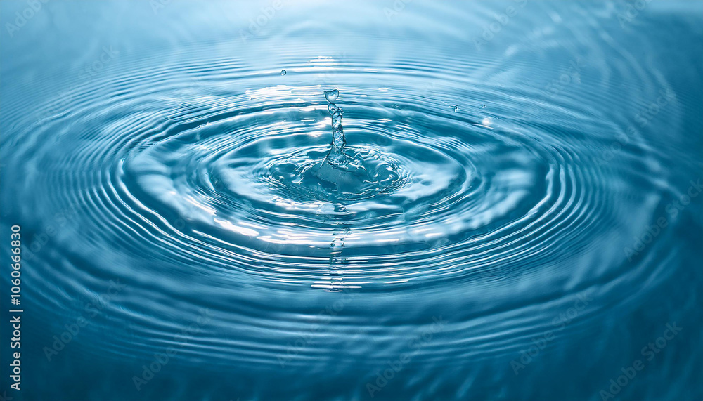 Blue water ripple surface. Clear water. Blue water ripple surface. Clear water.