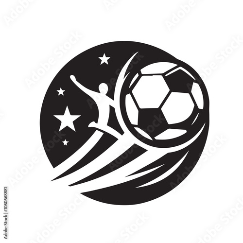 soccer logo illustration