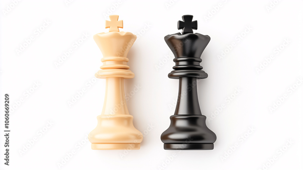 The classic confrontation of black and white chess pieces symbolizes a strategic battle showcasing the essence of competition and skill in the timeless game of chess. The classic confrontation of black and white chess pieces symbolizes a strategic battle showcasing the essence of competition and skill in the timeless game of chess.