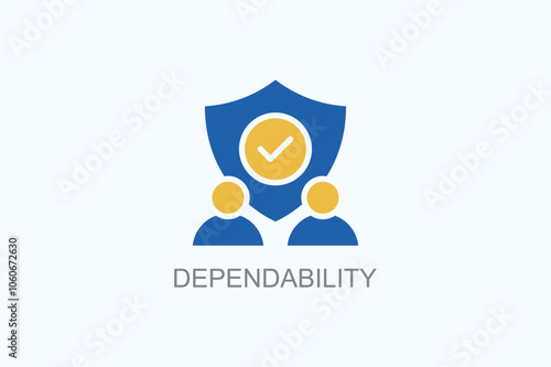 Dependability Vector  Or Logo Sign Symbol Illustration
