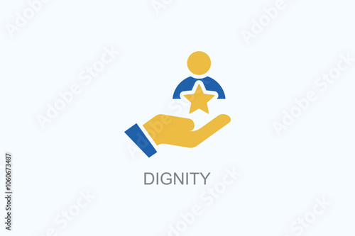 Dignity Vector  Or Logo Sign Symbol Illustration