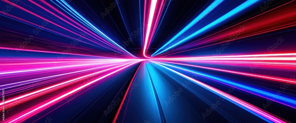 Abstract light tunnel, neon colors, radial blur, vibrant streaks, dynamic motion, futuristic, long exposure, pink and blue glow, symmetrical composition, digital art, high contrast, sci-fi aesthetic, Abstract light tunnel, neon colors, radial blur, vibrant streaks, dynamic motion, futuristic, long exposure, pink and blue glow, symmetrical composition, digital art, high contrast, sci-fi aesthetic,