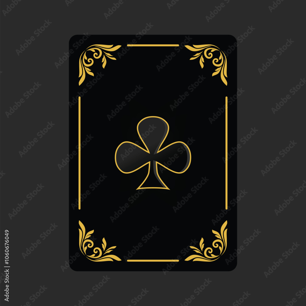 playing cards with modern elegant design playing cards with modern elegant design