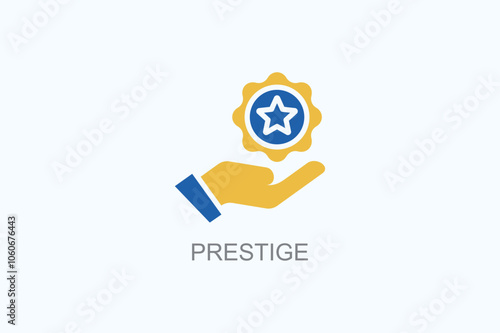 Prestige Vector  Or Logo Sign Symbol Illustration