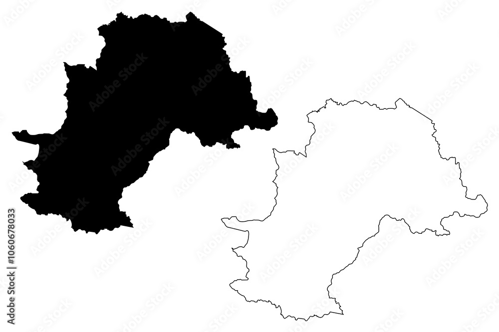 Campinas City (Federative Republic of Brazil, Sao Paulo State) map vector illustration, scribble sketch City of Campinas map Campinas City (Federative Republic of Brazil, Sao Paulo State) map vector illustration, scribble sketch City of Campinas map