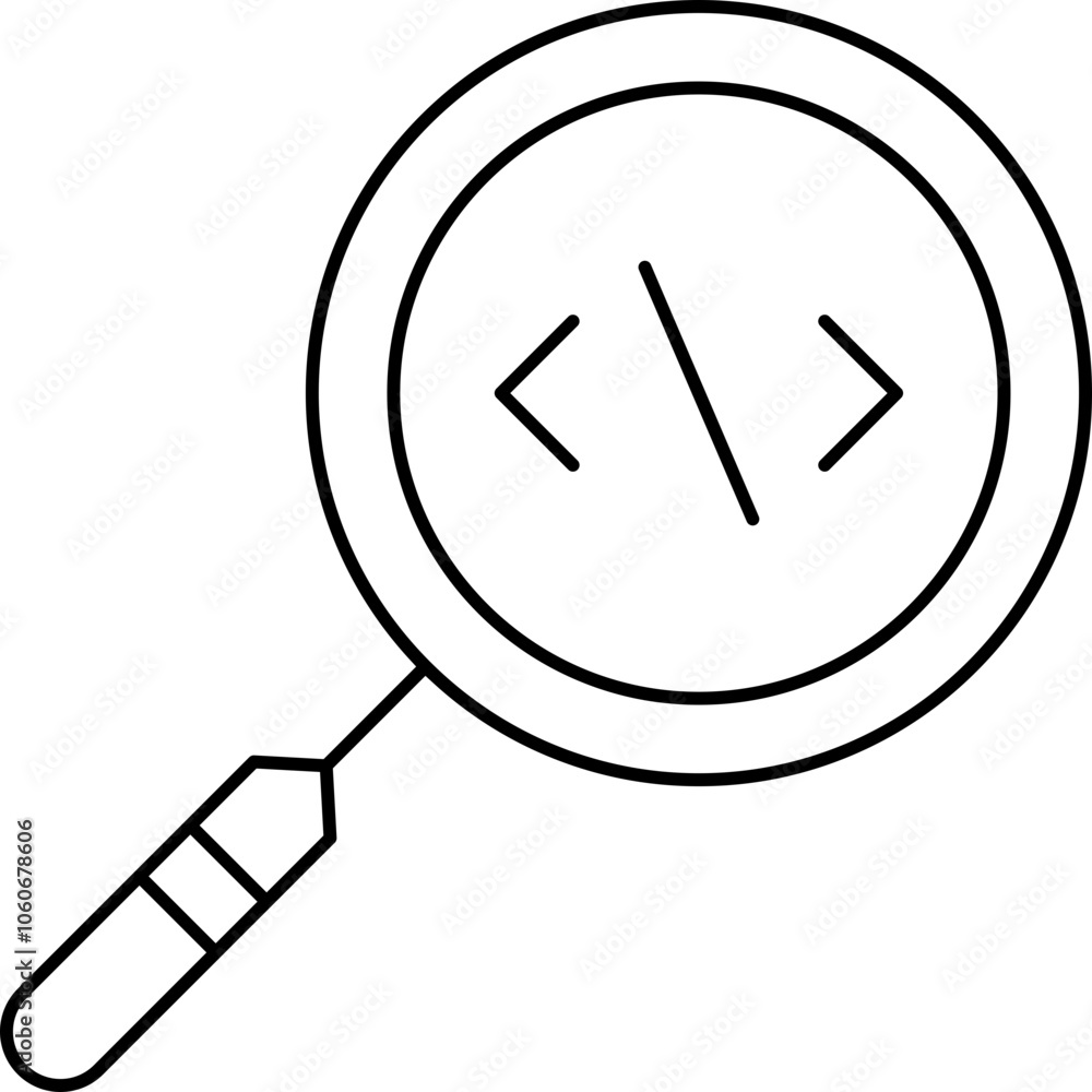 Search single vector icon Search single vector icon
