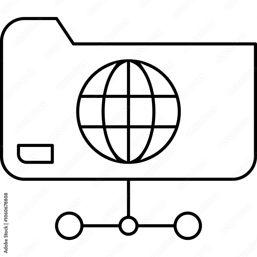 World data single vector icon World data single vector icon