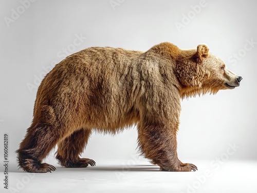 Bear, white isolate background