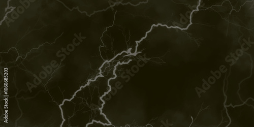 Lightning bolt. thunder lighting on black sky. 3d illustration, lightning, storm, thunder set. Frame of lightnings on black background 8k. black marble background.