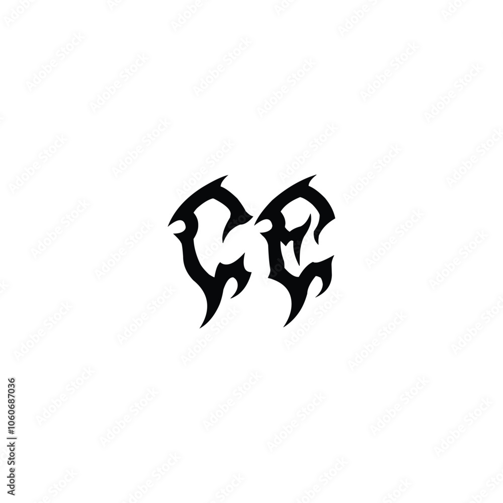 CE monogram logo design letter text name symbol monochrome logotype alphabet character simple logo