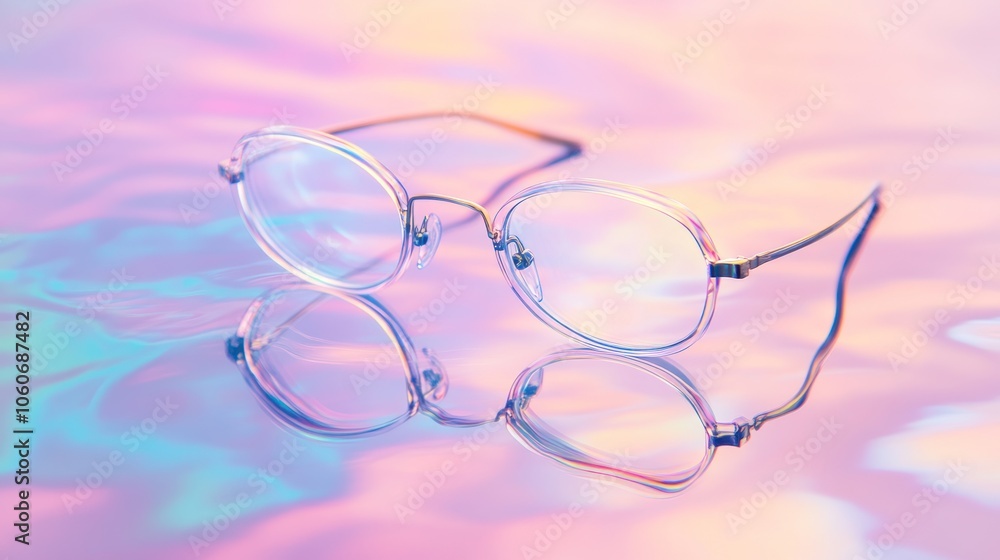 Clear Glasses on Holographic Background