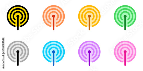 Editable vector wifi hotspot antenna icon. Part of a big icon set family. Perfect for web and app interfaces, presentations, infographics, etc