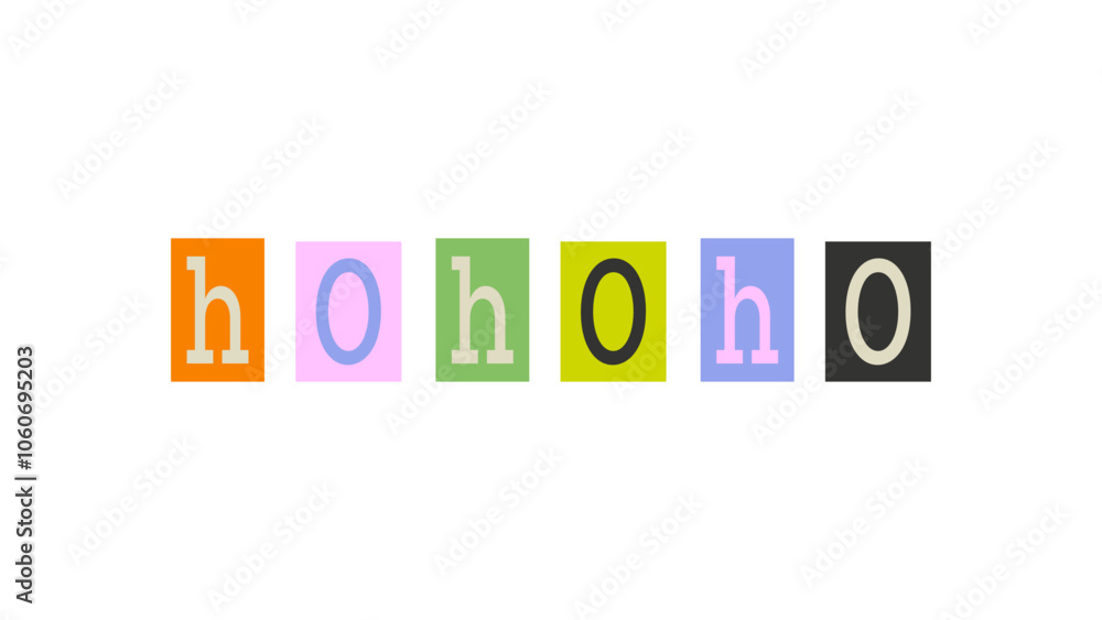 Happy New Year collage quotes to greeting card. Vector banner. Cut out modern lettering for cards, posters, t-shirts, etc Happy New Year collage quotes to greeting card. Vector banner. Cut out modern lettering for cards, posters, t-shirts, etc