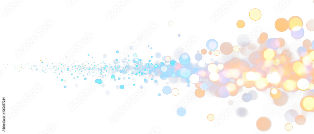 Colorful bokeh lights create a mesmerizing effect isolate on transparent background, png, cutout Colorful bokeh lights create a mesmerizing effect isolate on transparent background, png, cutout