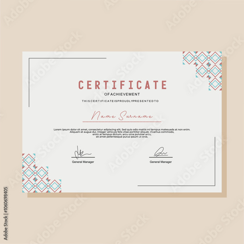 best quality modern certificate design