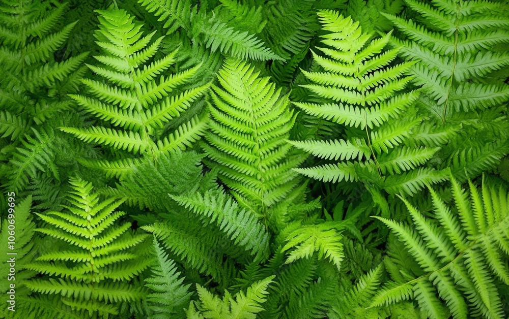 Visual representation of lush fern foliage filling the background, evoking feelings of tranquility and showcasing the richness of the natural world Visual representation of lush fern foliage filling the background, evoking feelings of tranquility and showcasing the richness of the natural world