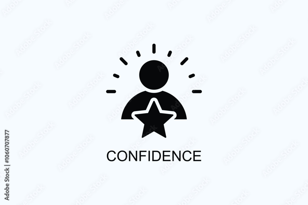 Confidence Vector Or Logo Sign Symbol Illustration Confidence Vector Or Logo Sign Symbol Illustration