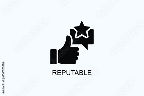 Reputable Vector Or Logo Sign Symbol Illustration