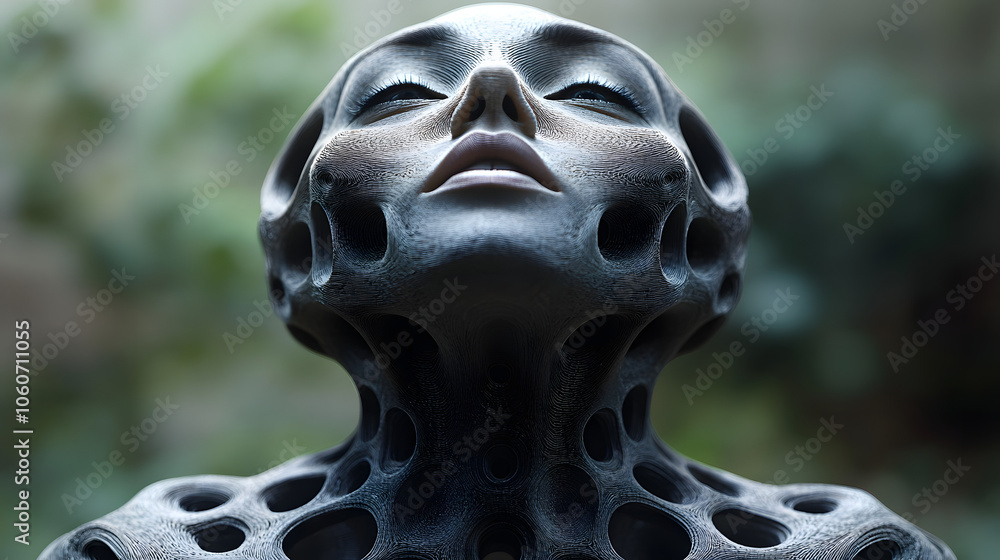 Futuristic 3D-Printed Wearable Accessory Design with Sleek, Innovative Structure and Modern Aesthetic
Futuristic 3D-Printed Wearable Accessory Design with Sleek, Innovative Structure and Modern Aesthetic